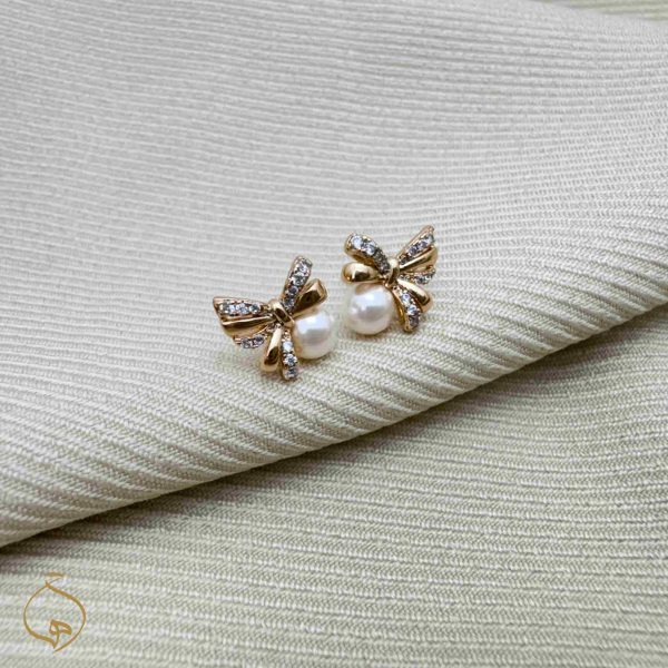 گوشواره پاپیون ژوپینگ