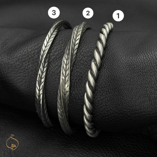 دستبند النگویی ( بنگل ) استیل