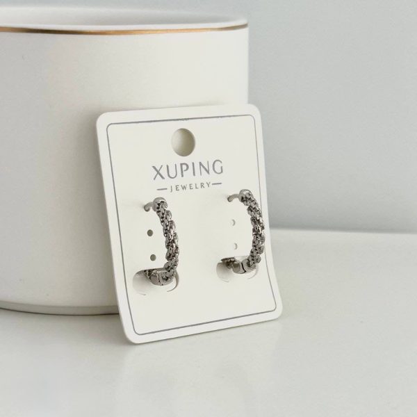 گوشواره ژوپینگ طرح طنابی