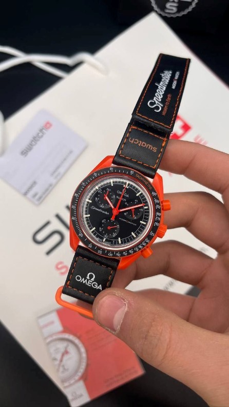 ساعت مچی امگا سواچ مستر سه موتوره OMEGA Swatchکرونوگراف